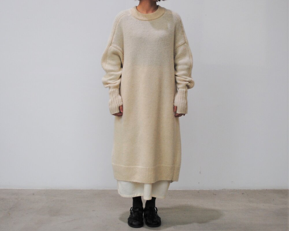 日本奶奶家 蒙古羊毛後開岔長洋 三色 size