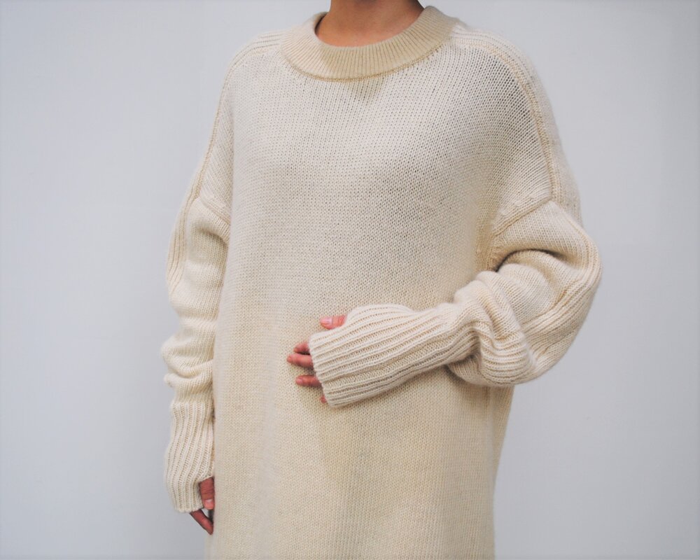 日本奶奶家 蒙古羊毛後開岔長洋 三色 size