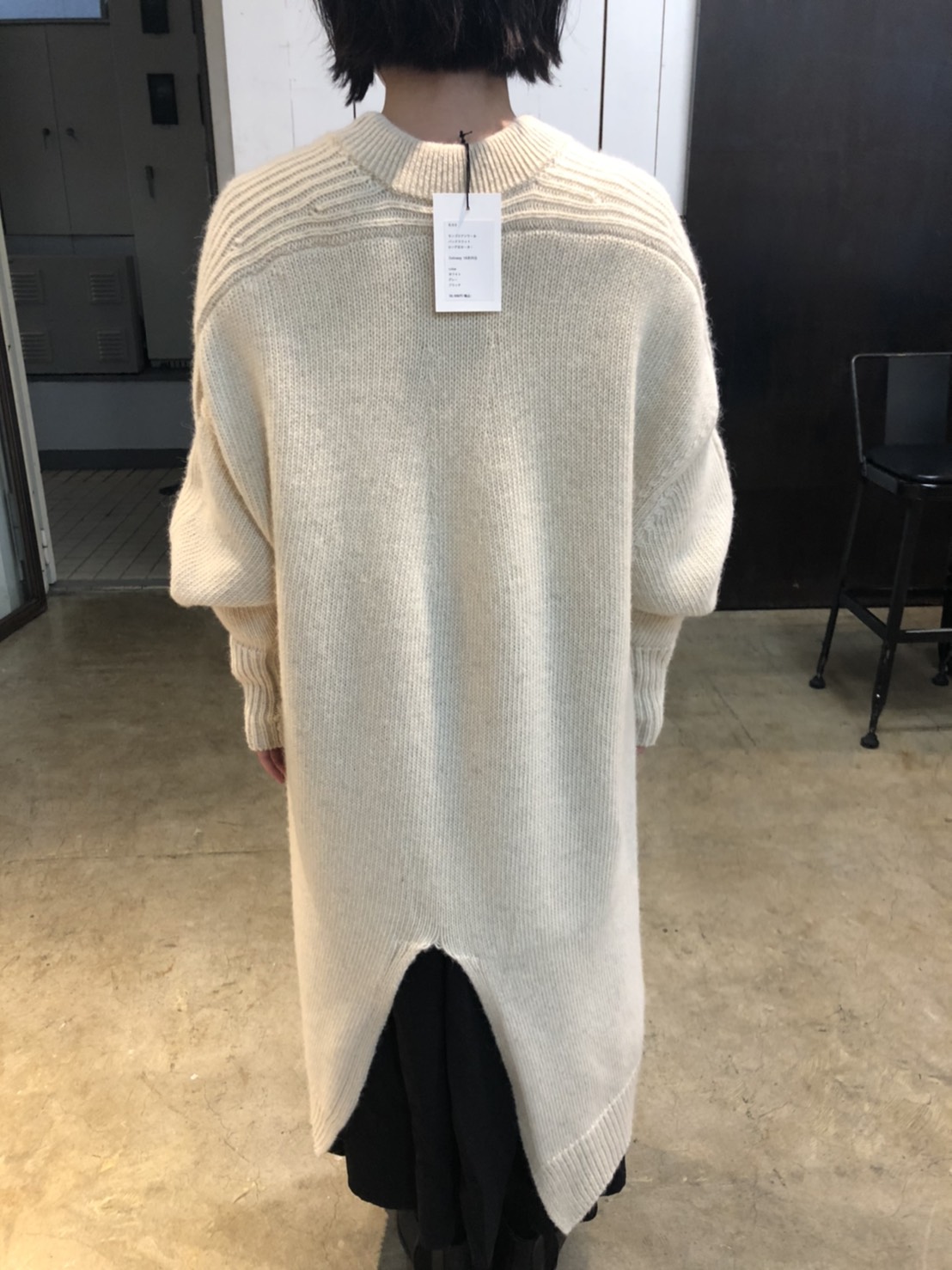 日本奶奶家 蒙古羊毛後開岔長洋 三色 size