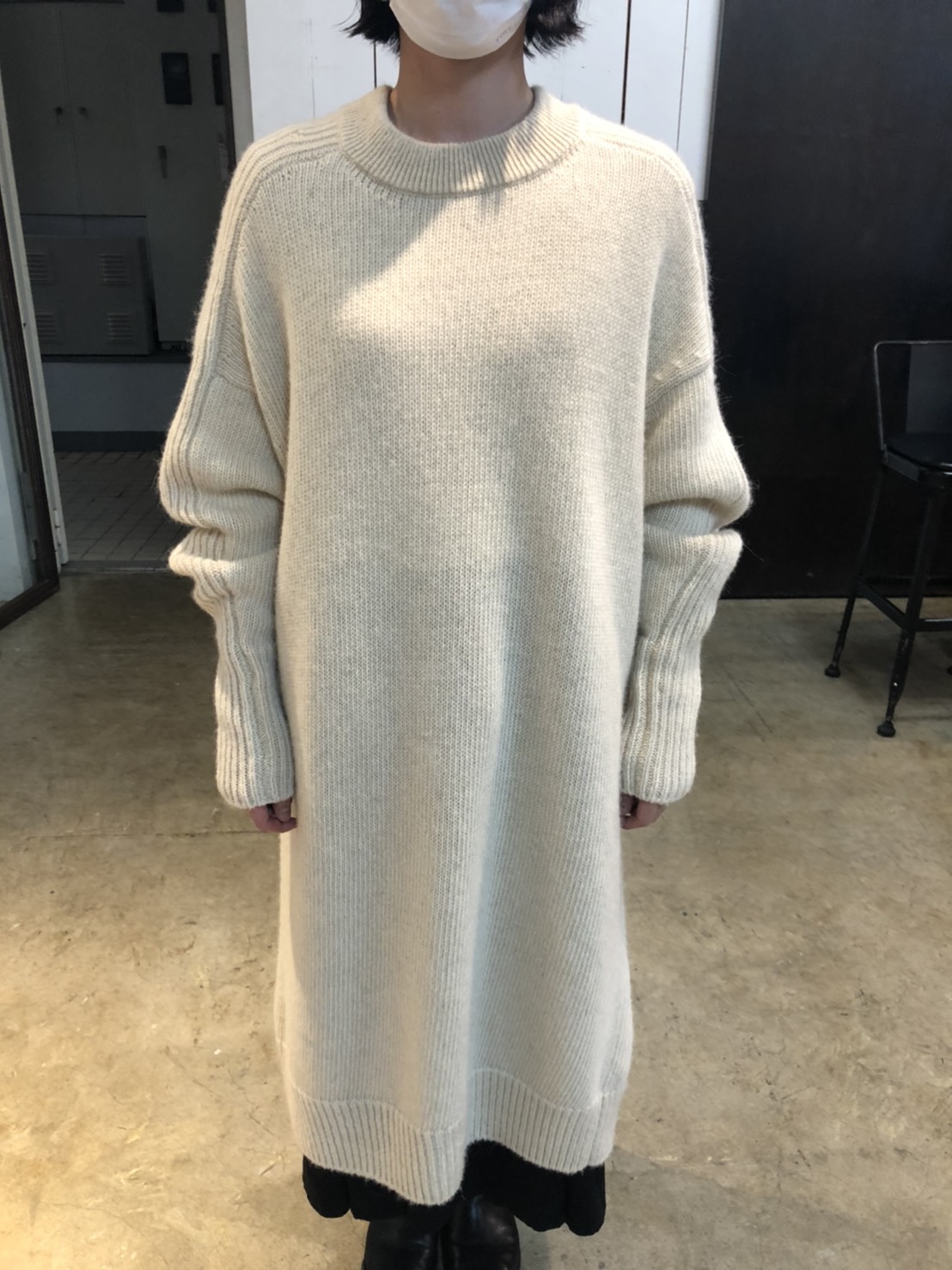 日本奶奶家 蒙古羊毛後開岔長洋 三色 size