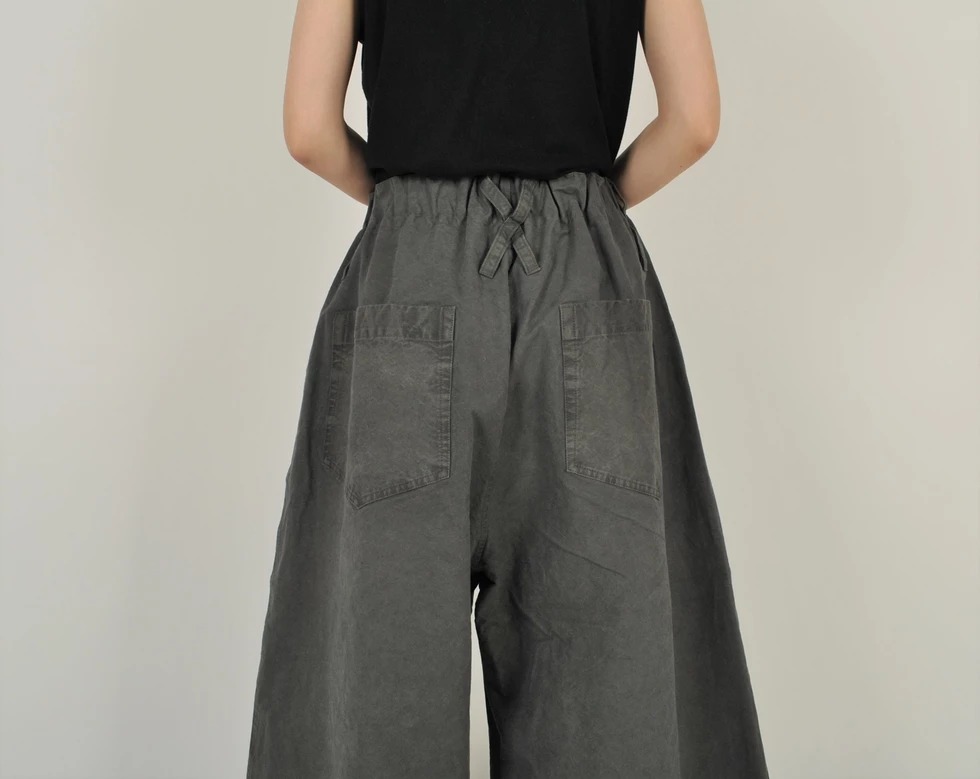 【限定色】日本奶奶家 綿30番四扣寬褲裙 2色 size