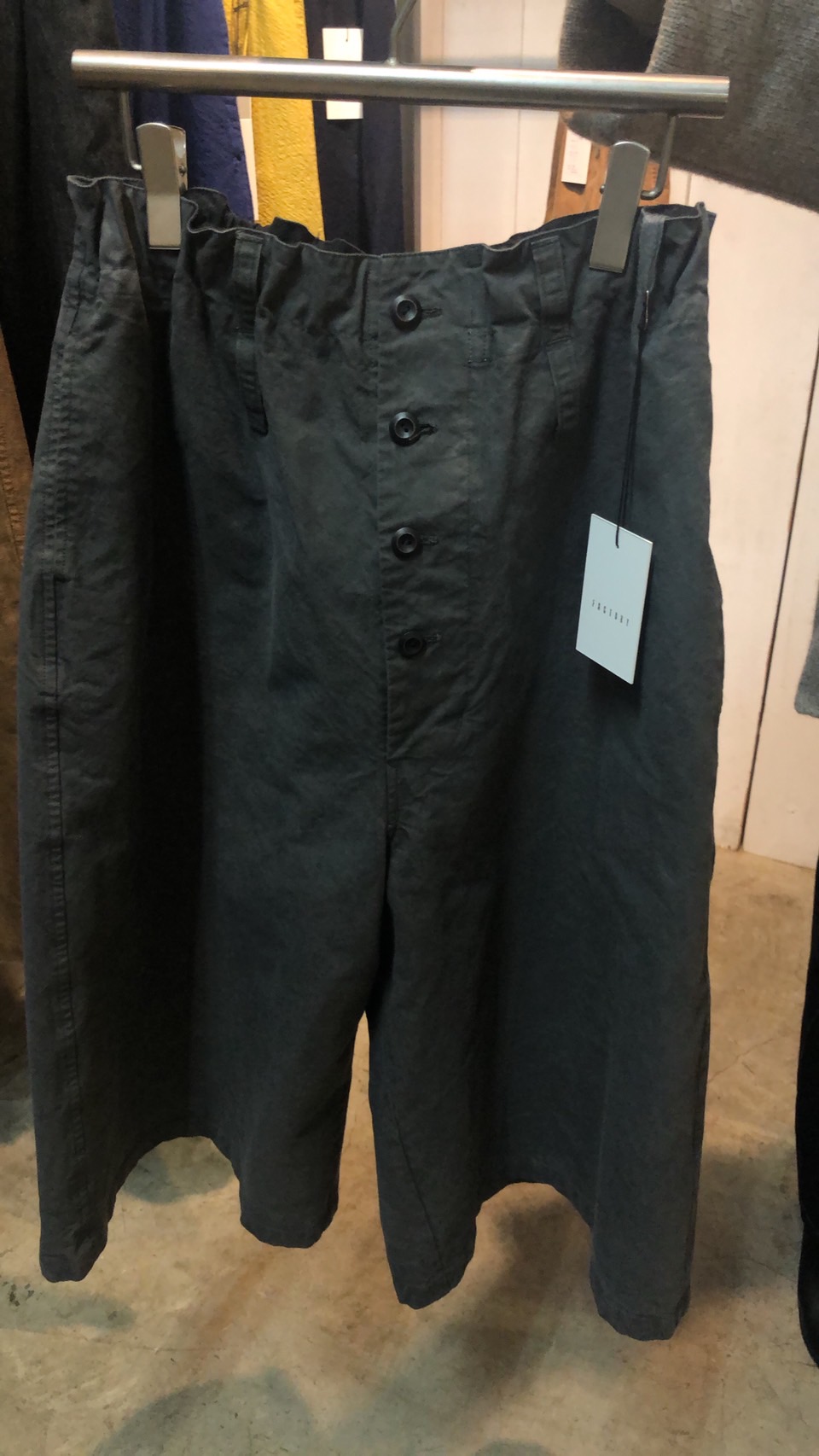 【限定色】日本奶奶家 綿30番四扣寬褲裙 2色 size