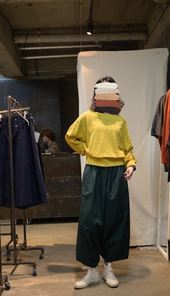 日本奶奶家 比利時麻造型袖針織上衣 5色 size