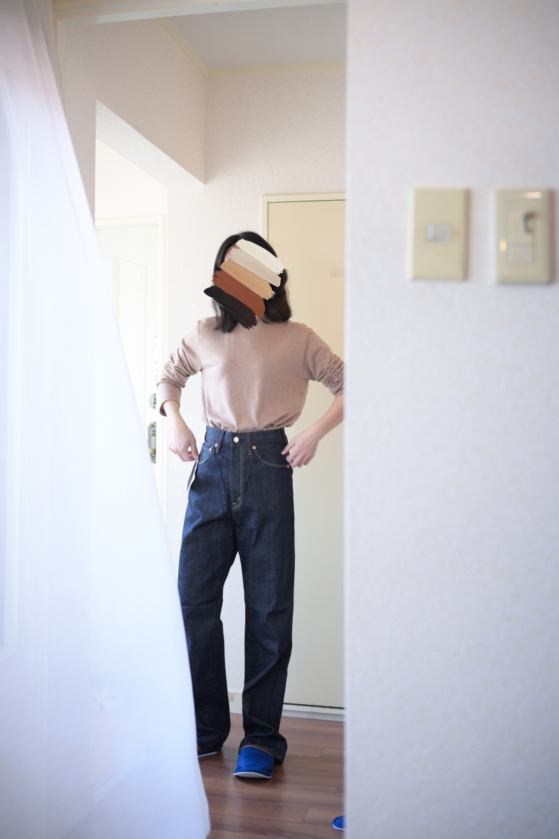 日本品牌 夢露牛仔褲 刷色款 2色