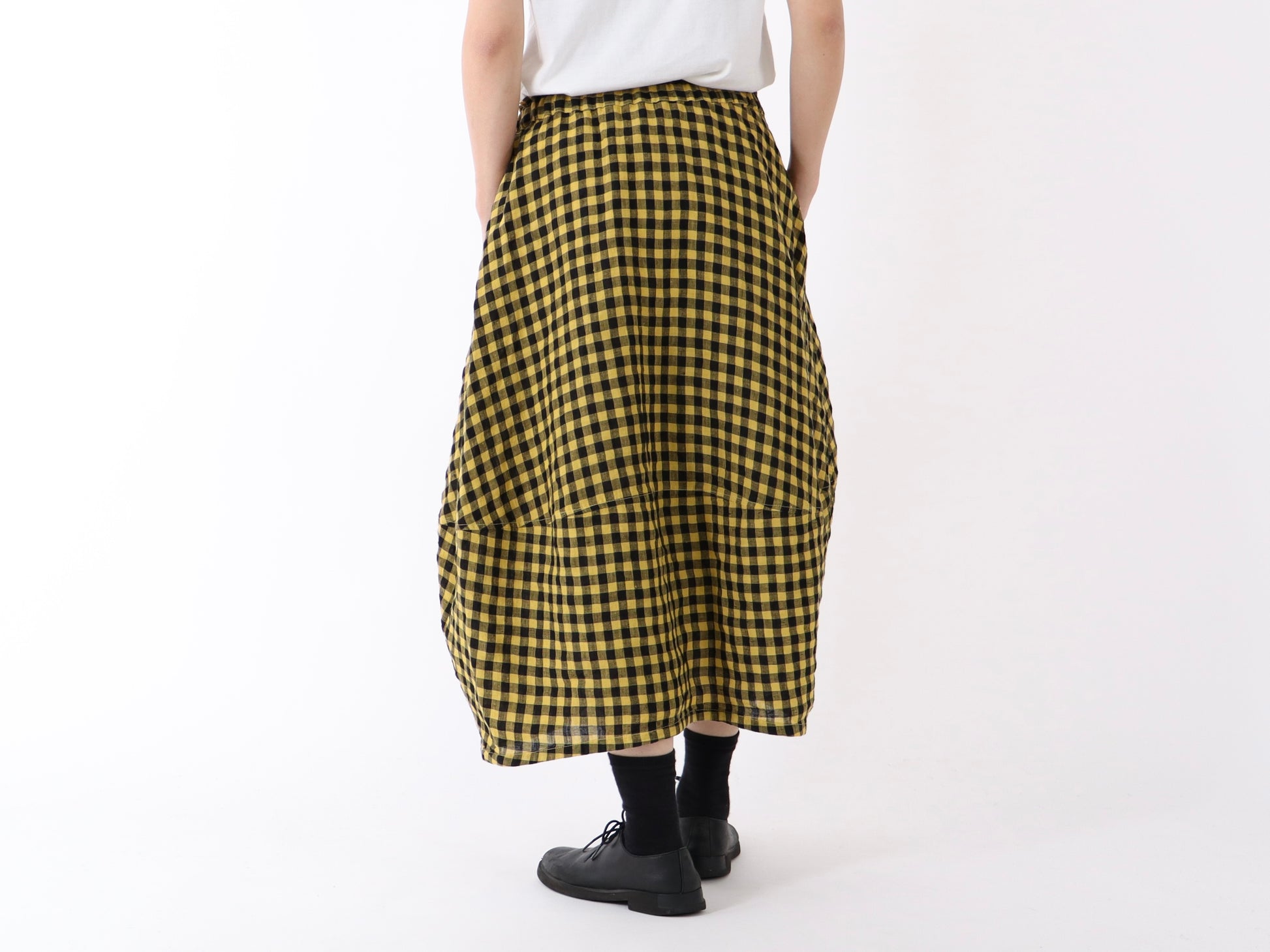 日本奶奶家 比利時麻格紋繭裙 3色 size