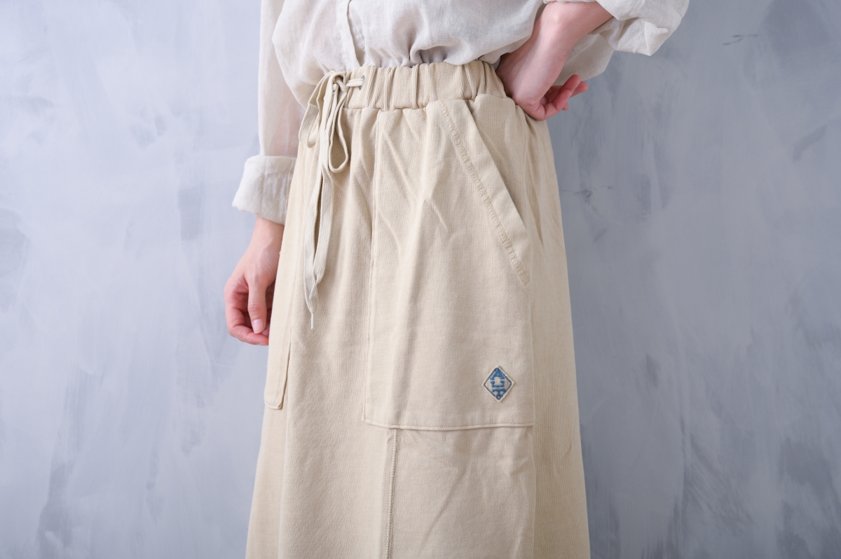 日本品牌 棉質休閒長裙 2色 size