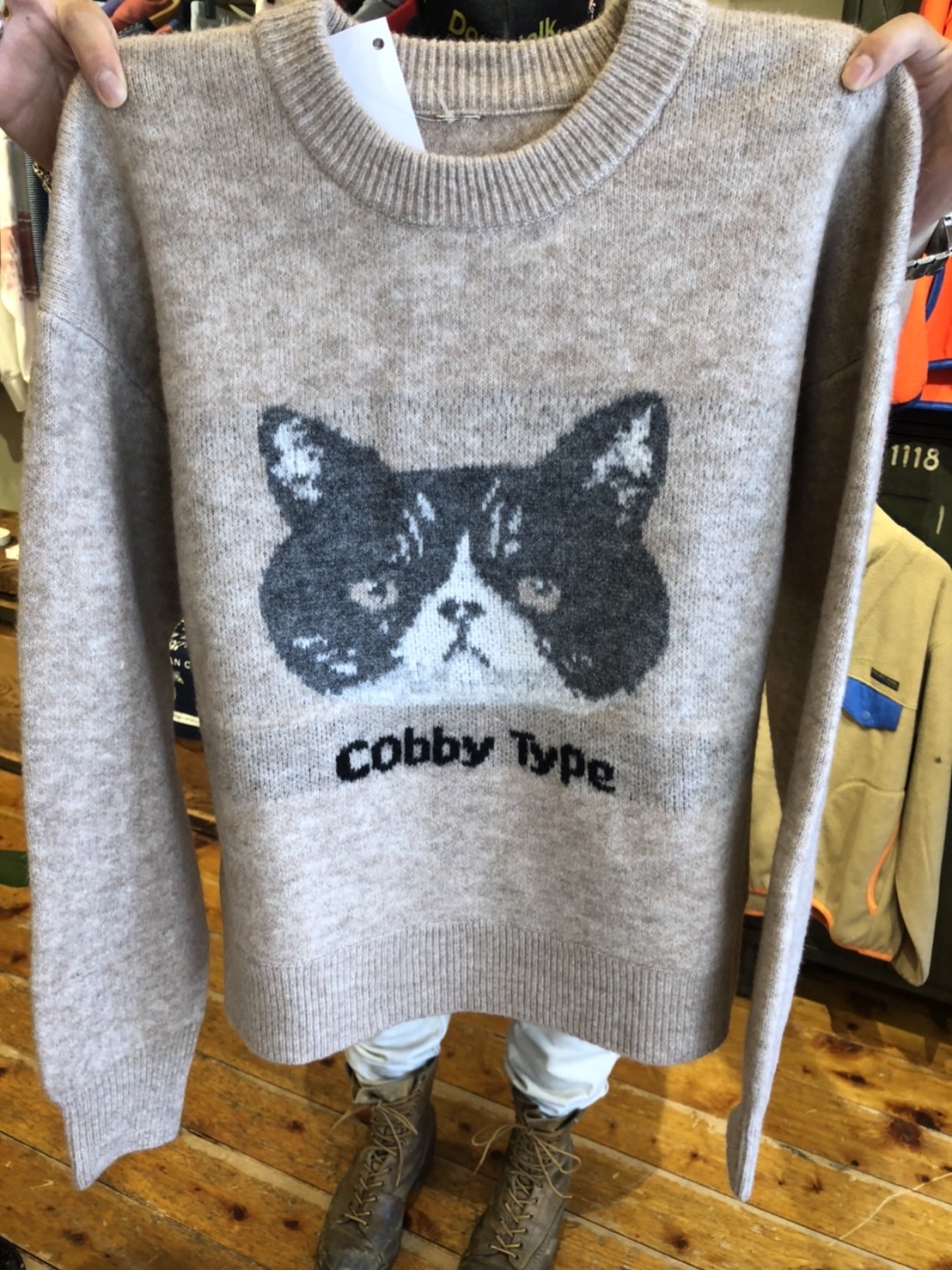 日本品牌 貓貓緹花羊毛上衣 3色
