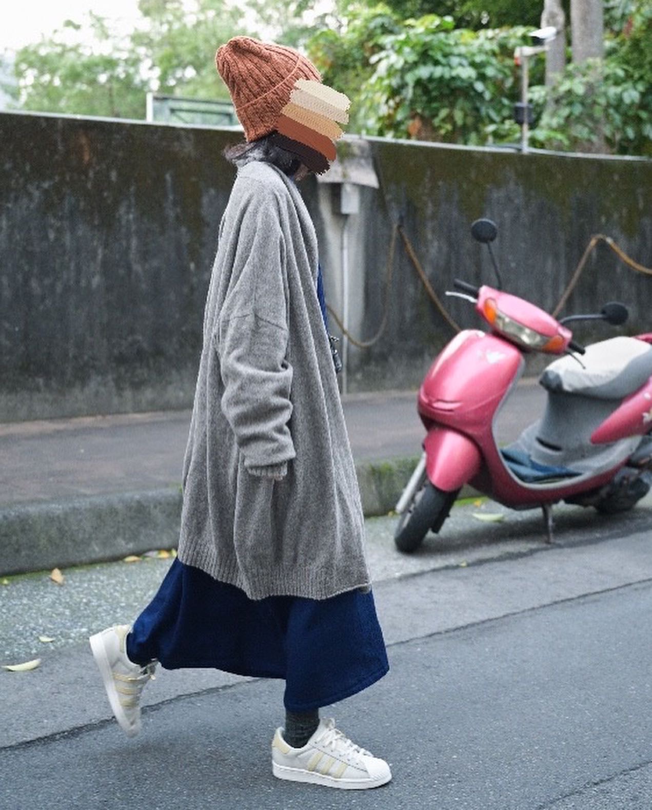 日本奶奶家 蒙古氂牛長版開衫 5色