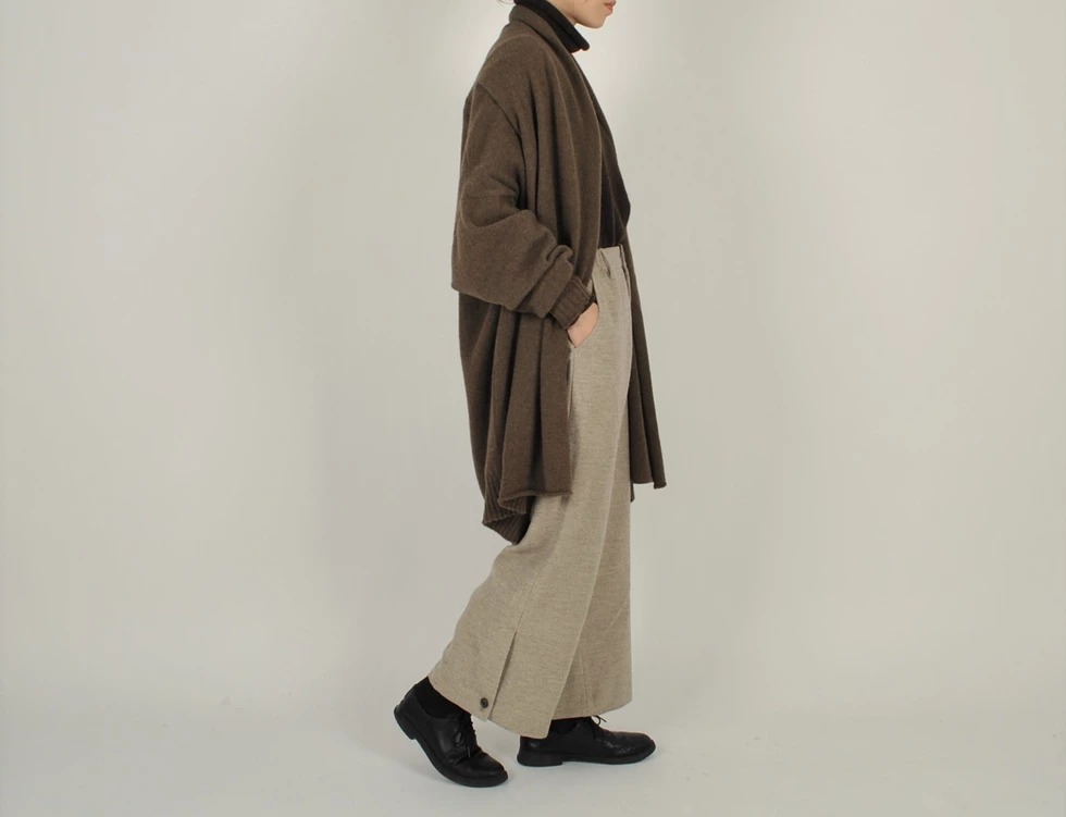日本奶奶家 蒙古氂牛長版開衫 5色