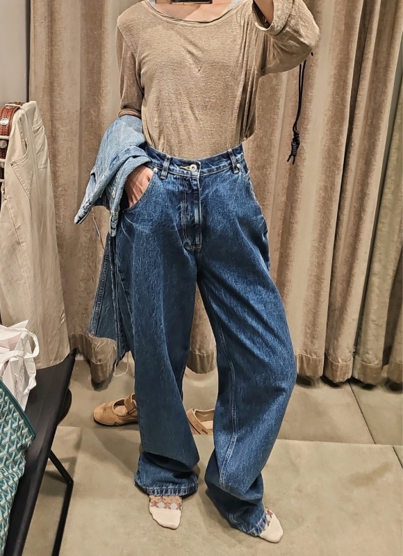 日本品牌 錐形牛仔褲