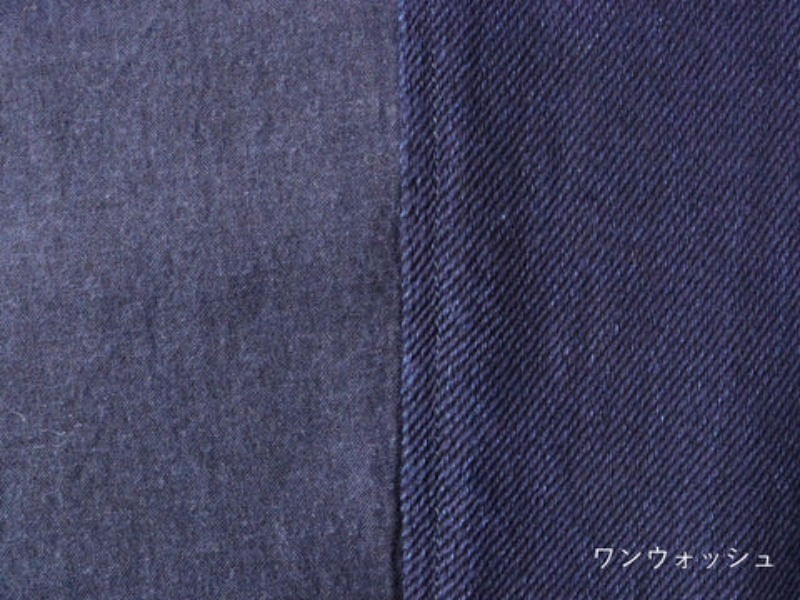 日本奶奶家 棉藍染xCOTTON KERSEY梭織牛仔軍裝口袋褲