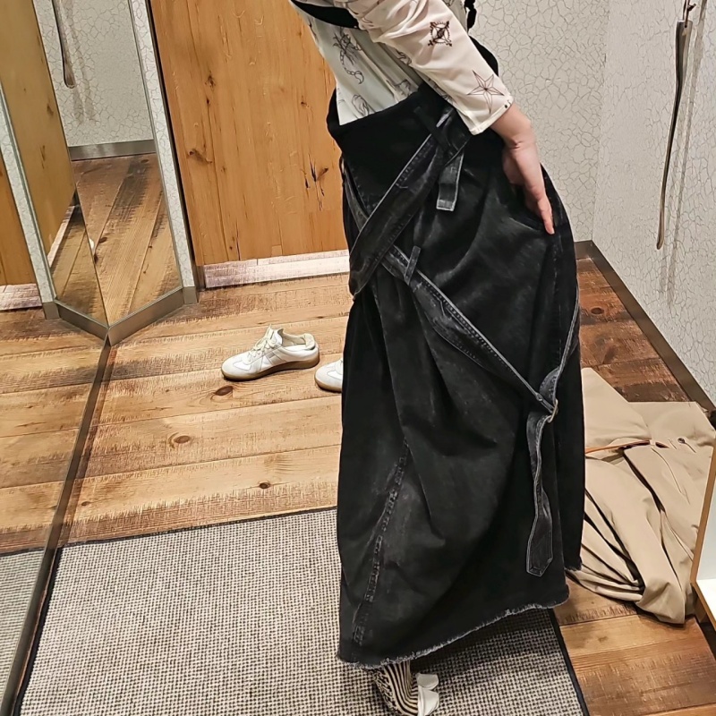 日本品牌 腰帶半身裙