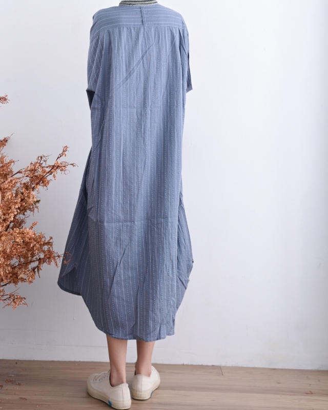 日本品牌 刺繡滾邊長洋 2色