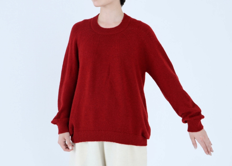 日本奶奶家 蒙古小駝毛弧線上衣 5色