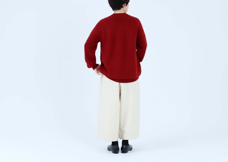 日本奶奶家 蒙古小駝毛弧線上衣 5色