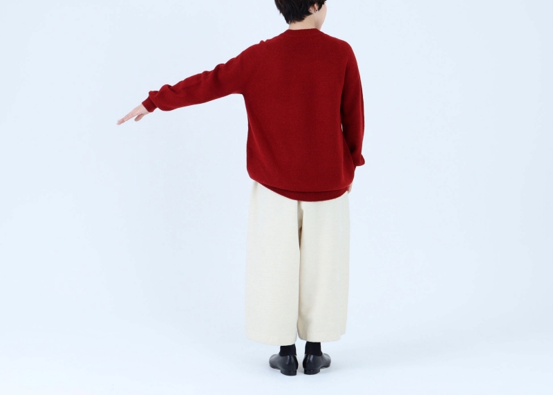 日本奶奶家 蒙古小駝毛弧線上衣 5色