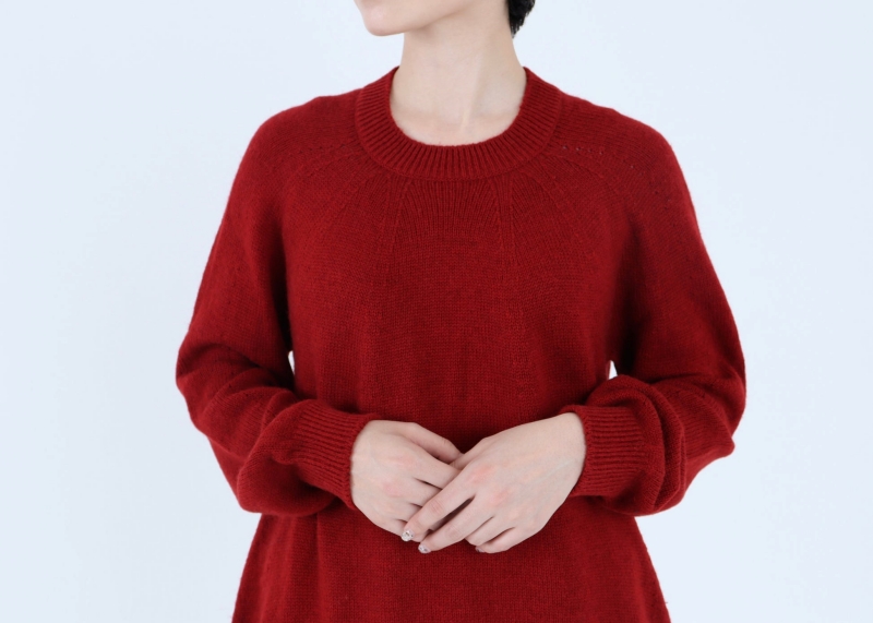 日本奶奶家 蒙古小駝毛弧線上衣 5色