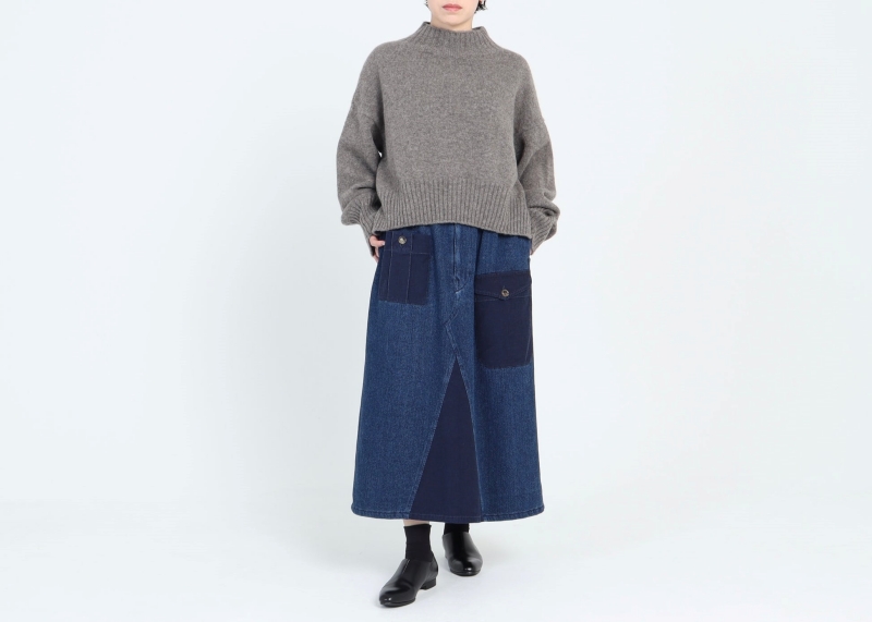 日本奶奶家 蒙古高原氂牛小半領短版上衣 4色