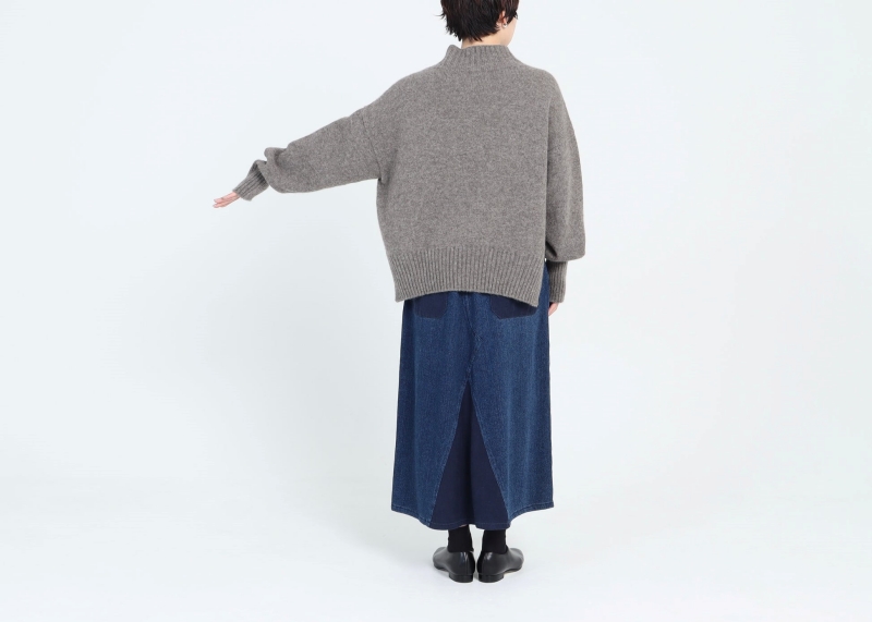 日本奶奶家 蒙古高原氂牛小半領短版上衣 4色