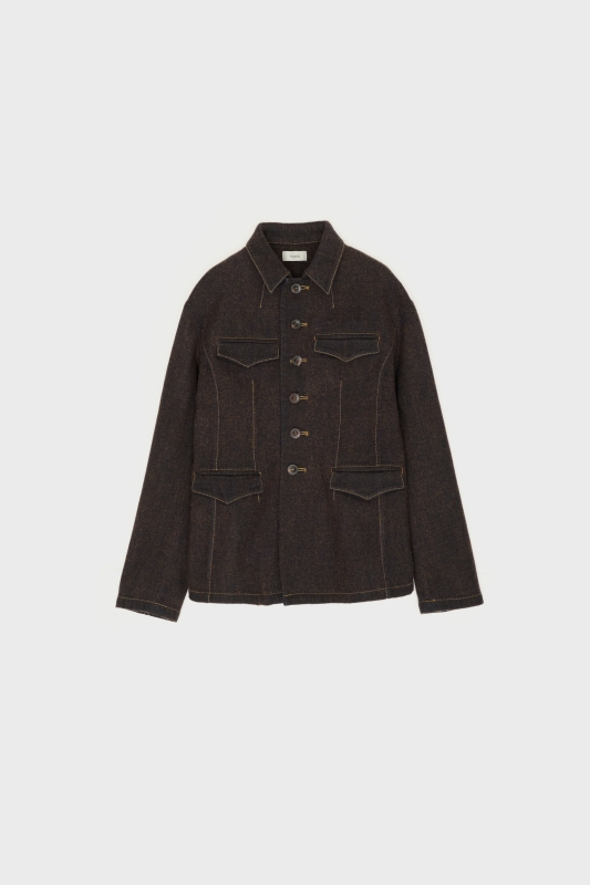 日本奶奶家2號 Wool Cotton Denim羊毛x牛仔夾克