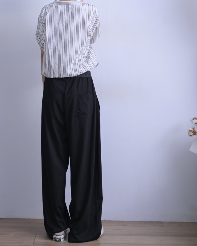 韓 橫條直條小釦上衣 size