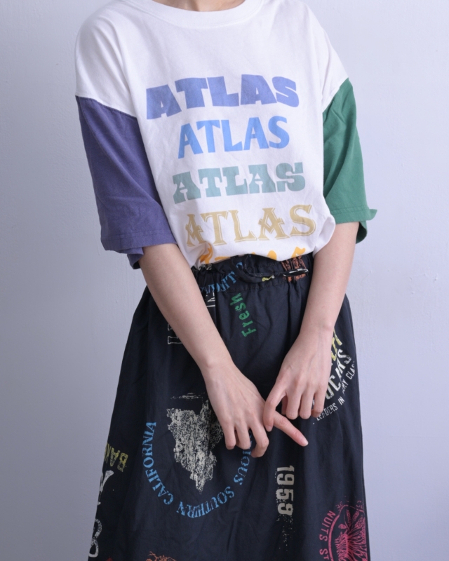 日本品牌 ATLAS古著風綿上衣 2色
