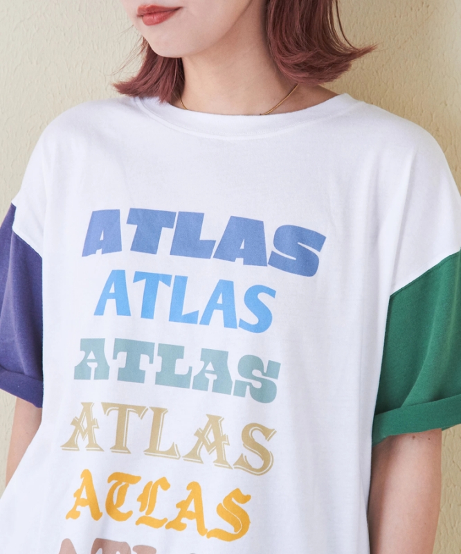 日本品牌 ATLAS古著風綿上衣 2色