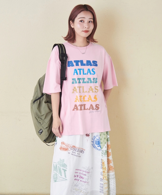 日本品牌 ATLAS古著風綿上衣 2色