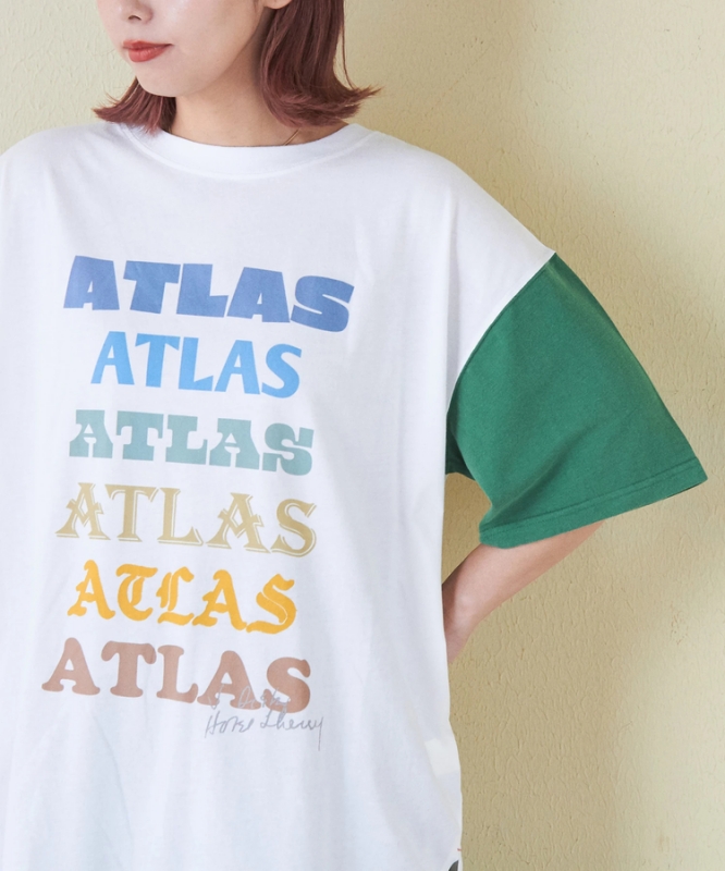 日本品牌 ATLAS古著風綿上衣 2色