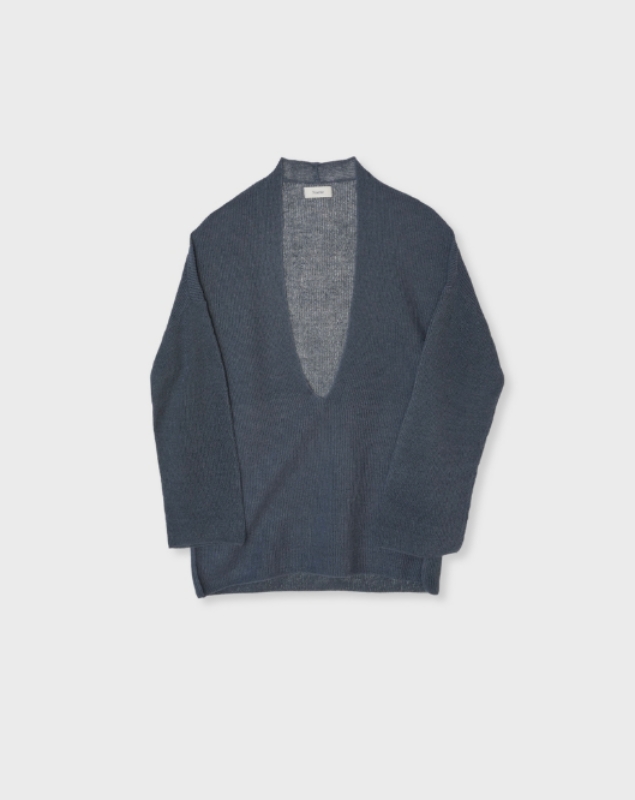 日本奶奶家2號 Deep V 絲質寬版上衣 3色