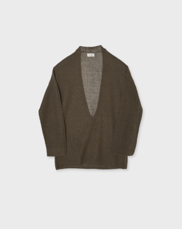 日本奶奶家2號 Deep V 絲質寬版上衣 3色