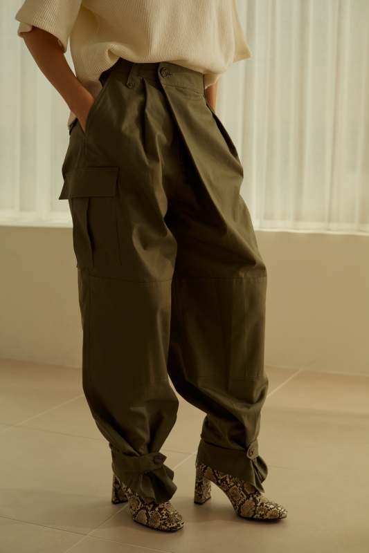 日本ENSW 復古 Wrap Cargo 工裝褲 2色