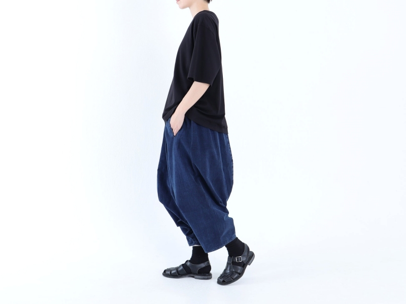 日本奶奶家 棉藍染飛鼠褲 2色