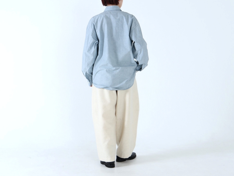 日本奶奶家 綿近江晒寬版襯衫 7色