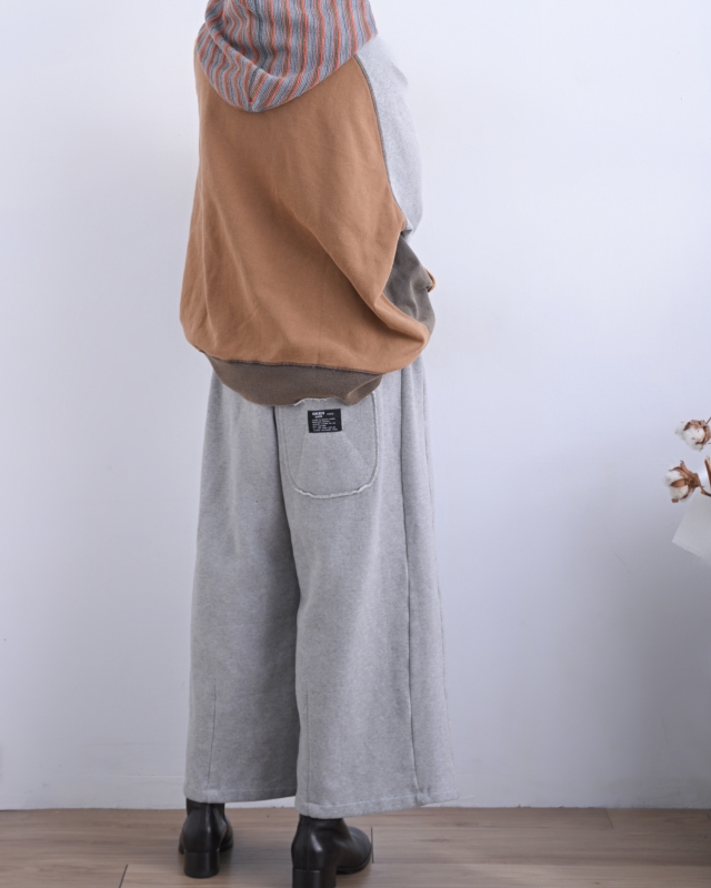 日本品牌 瘋狂拚色異素材條紋連帽上衣