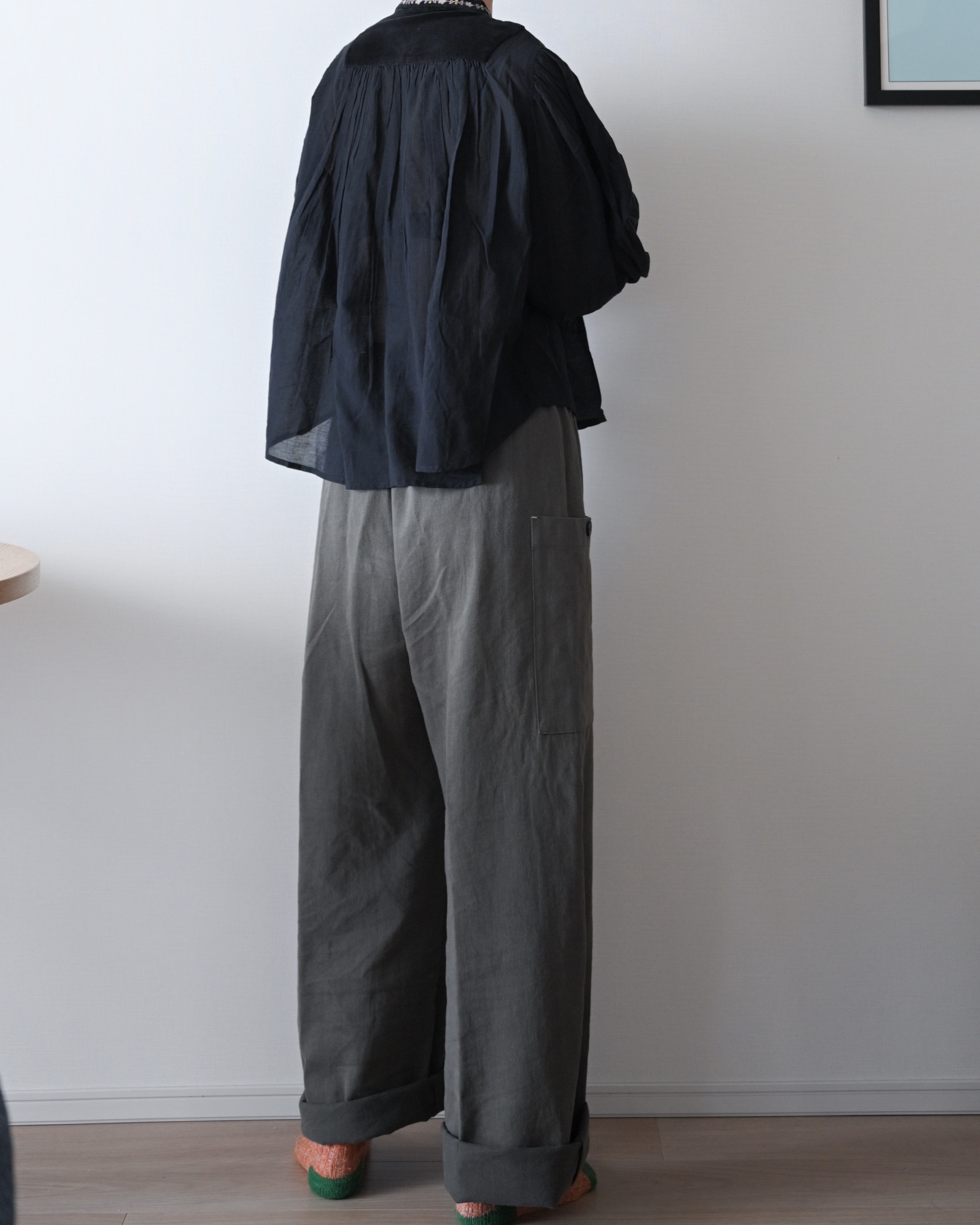 日本品牌 波西米亞風多色刺繡襯衫