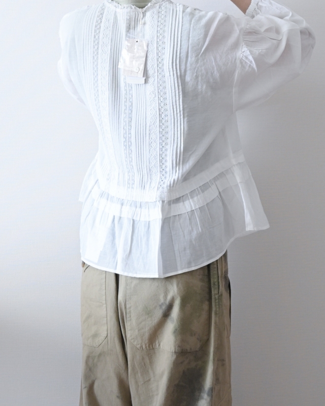 日本品牌 河畔蕾絲雙層上衣 2色