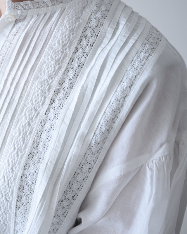 日本品牌 河畔蕾絲雙層上衣 2色