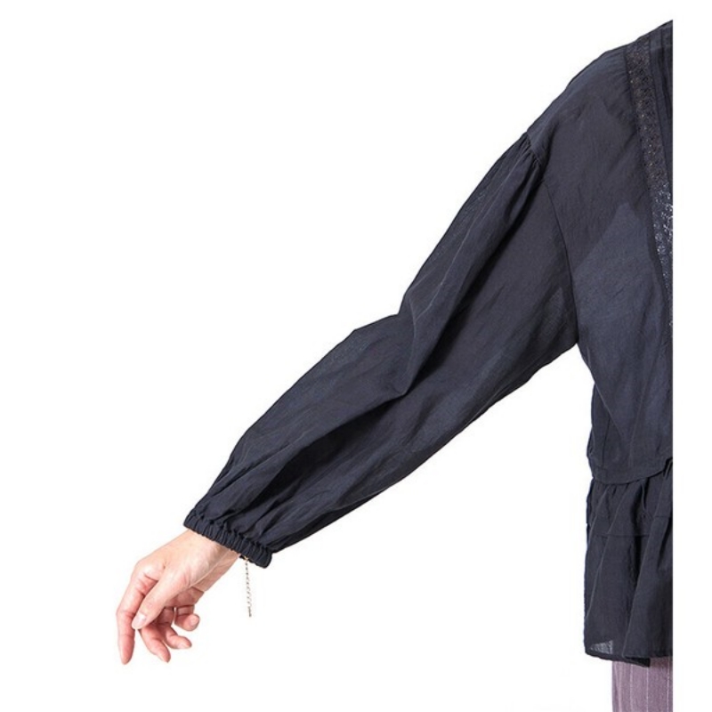 日本品牌 河畔蕾絲雙層上衣 2色