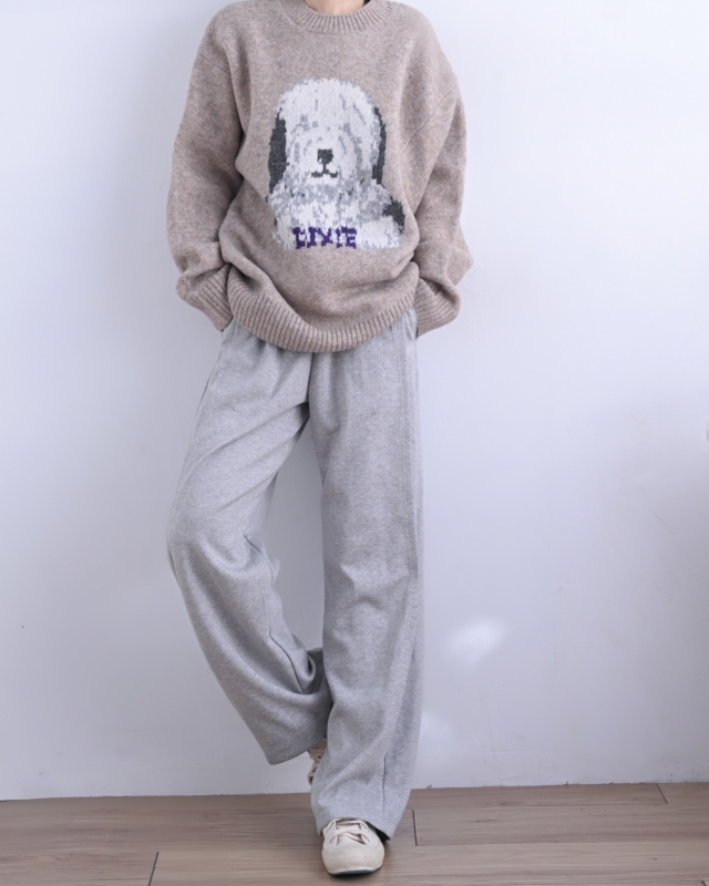 日本品牌 動物刺繡針織上衣 4色