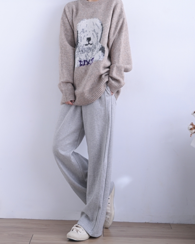 日本品牌 動物刺繡針織上衣 4色