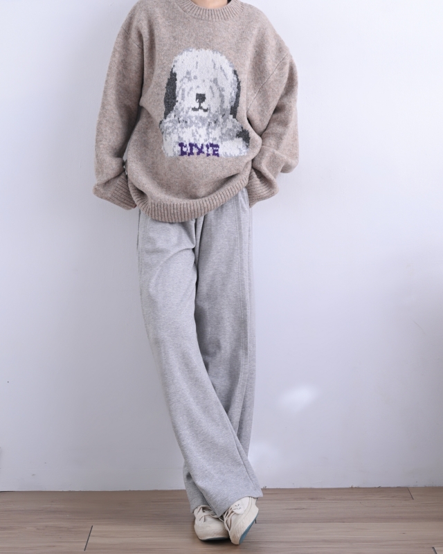 日本品牌 動物刺繡針織上衣 4色