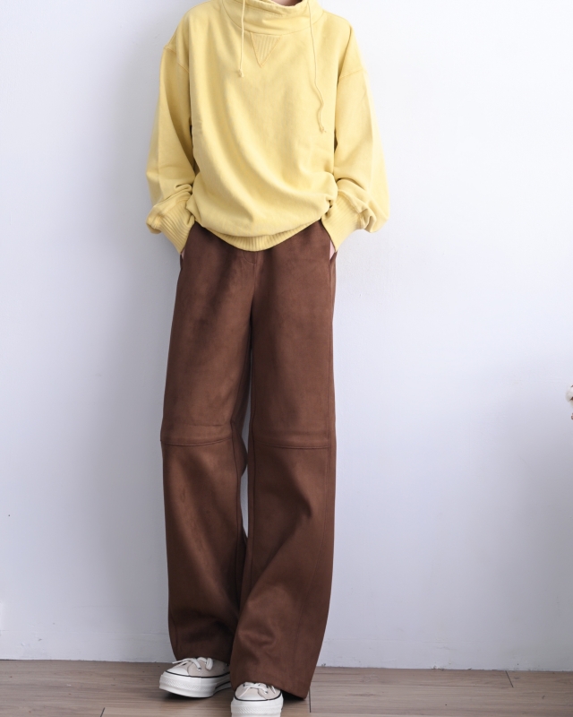 日本品牌 抽繩高領刷毛上衣 2色