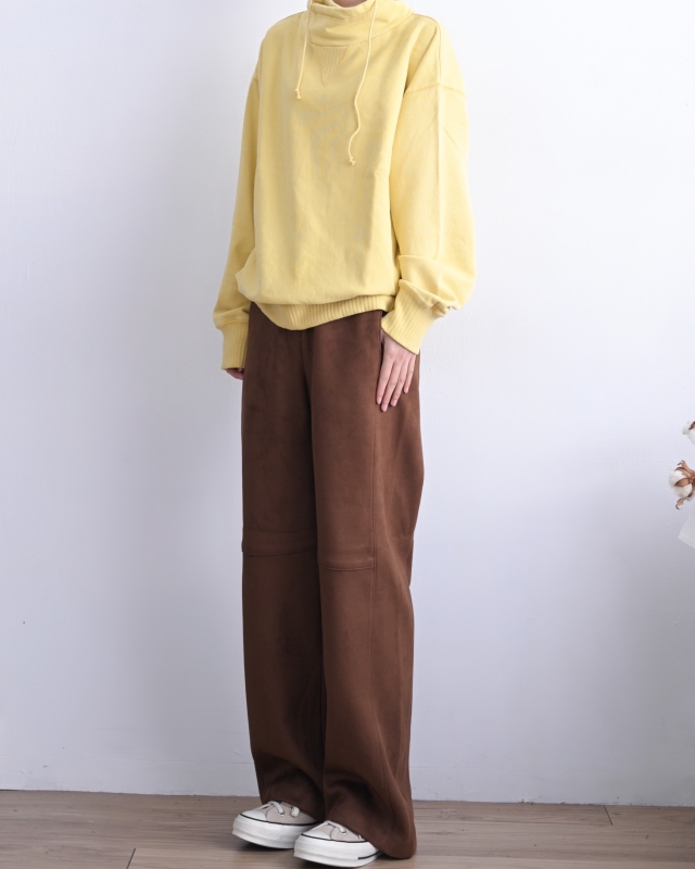 日本品牌 抽繩高領刷毛上衣 2色