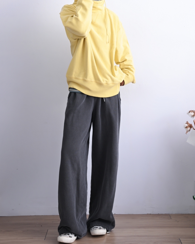 日本品牌 抽繩高領刷毛上衣 2色