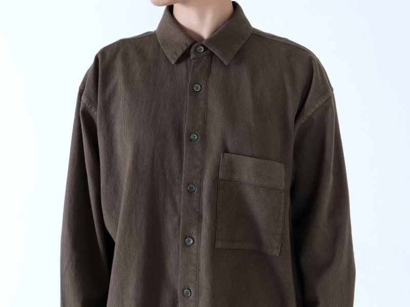 日本奶奶家 綿刺子織寬版襯衫 4色