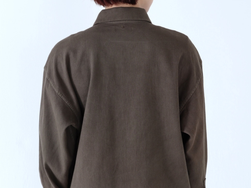 日本奶奶家 綿刺子織寬版襯衫 4色