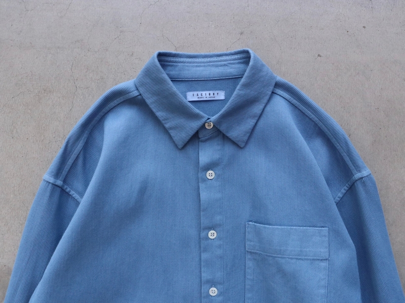 日本奶奶家 綿刺子織寬版襯衫 4色