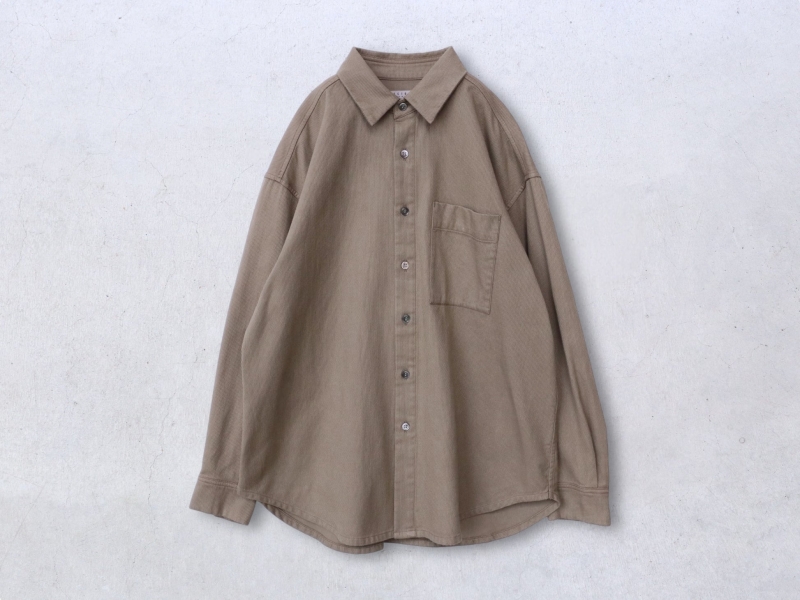 日本奶奶家 綿刺子織寬版襯衫 4色