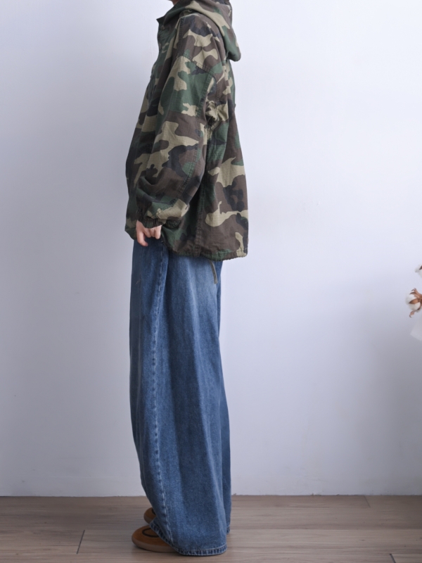 日本品牌 細織小格紋連帽上衣 2色